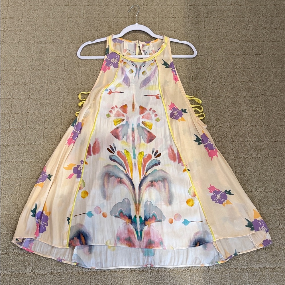 Free People Multicolor Floral Mini Dress